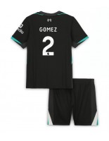 Liverpool Joe Gomez #2 Bortedraktsett Barn 2024-25 Korte ermer (+ bukser)